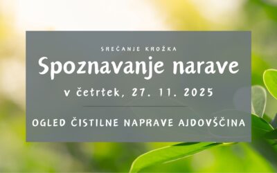 Spoznavanje narave v novembru