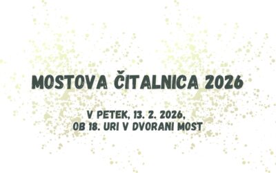 Mostova čitalnica 2026