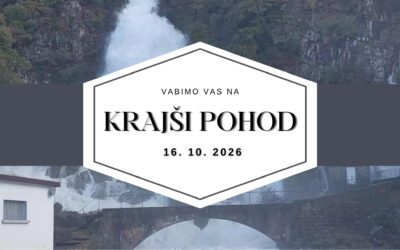 Prvi krajši pohod v študijskem letu 2026/27