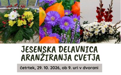 Jesenska delavnica aranžiranja